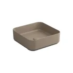 Умивальник на стільницю Cielo Shui Comfort, 40х40, Arenaria (SHCOLAQ40 AN) - Фото 1